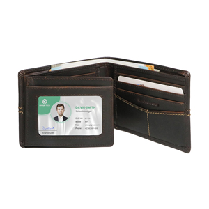 Export Quality <b>Men's</b> Genuine <b>Leather</b> Open <b>Wallet</b> RFID Blocking Vintage Fashion Lightweight Custom Logo Available Best Market - Product Image 2