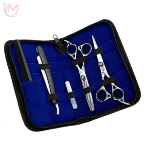 Professional Beauty Cutting Thinning Barber Set Professional High Quality <b>Shears</b> Hair Scissors Kit OEM Services - Product Image 4
