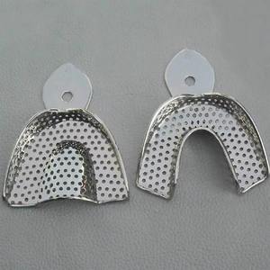 Juego de Bandejas de Impresión Dental de Acero Inoxidable con Certificación CE, Kit de Bandejas Ajustables de 3 Mandíbulas para Uso en Clínicas Dentales y Hospitales, con Logotipo OEM - Product Image 5