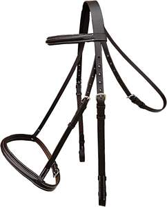 Accessoire de double bride en cuir roulé PVC, style selle western et anglaise, pour bride et rênes de cheval - Product Image 6