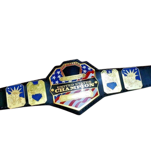 Nouvelle ceinture de champion des États-Unis de qualité supérieure avec design du drapeau américain et emblèmes patriotiques Ceintures de championnat de lutte - Product Image 5