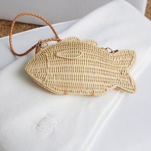 กระเป๋าหวายถักมือขนาดเล็กสำหรับเด็กผู้หญิง - Product Image 6