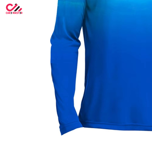 Customized Logo <b>Silk</b> Screen Printed Breathable Waterproof Fishing <b>Shirts</b> with Protection High Quality <b>Men</b> Fishing Jersey - Product Image 4