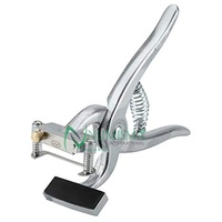 Pince à tatouer vétérinaire en acier inoxydable, réutilisable, durable, réglable, écologique, coupe-vent, pour chiens et chevaux, grande taille, pour oreilles et élimination des épines