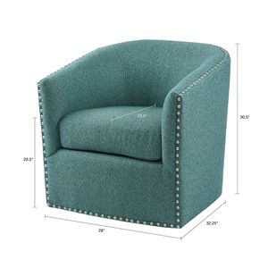 Poltrona Girevole Tyler per Soggiorno - Product Image 6