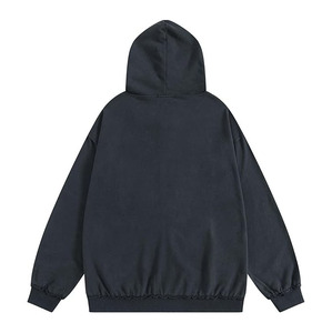 Sudadera con Capucha Negra de Invierno, Diseño de Esqueleto Atrevido, Capucha con Cordón Ajustable, Tejido de Felpa, 100% Algodón, Secado Rápido, Transpirable, Destacada - Product Image 2