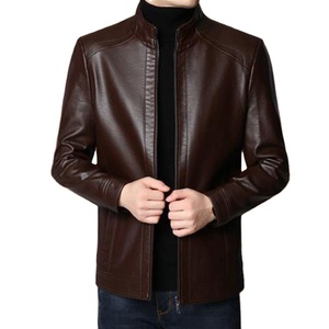 2025 hommes de haute qualité en cuir véritable hiver Bomber veste haute rue Style écologique coupe-vent 480g - Product Image 1