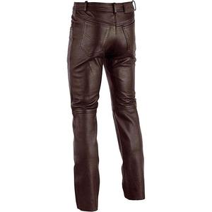 Pantalones de Cuero Personalizados para Hombre, Pantalones de Moda Premium, Fabricación OEM ODM, Cuero Genuino, Cómodos, Duraderos, Diseño Elegante - Product Image 3