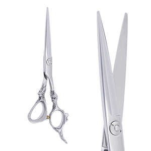 Tijeras de Peluquería Profesionales Stahlmann Pro de Alta Calidad, para Diestros, con Hoja Recta, Acero Inoxidable 4Cr13 - Product Image 5