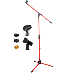 Support de microphone sur pied réglable à 5 tiges de 72 pouces avec bras télescopique extensible - Product Image 1