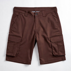 Camal <b>Colour</b> Cargo Short Custom Design Men Gym Shorts Knee Solid Casual Mid Quick Dry Breathable Comfortable Soft Material - Product Image 3