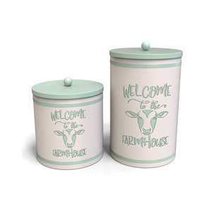 Modern Cylinder Food <b>Storage</b> <b>Containers</b> with Yellow Lids Airtight Freshness Preservation <b>Stackable</b> Kitchen Design - Product Image 2