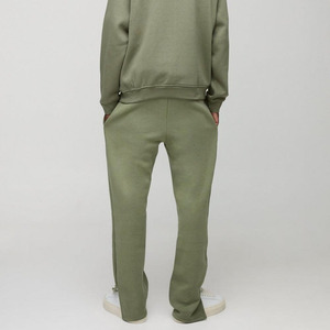 Lightweight Cotton <b>Flare</b> Pants for <b>Men</b> Casual Plain Sweatpants Streetwear <b>Men's</b> Pants Washed Running Wear with <b>Flare</b> Detail - Product Image 3