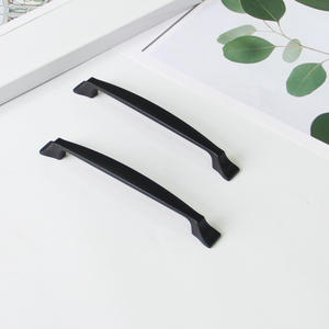 Precio de Fábrica: Tirador Moderno Minimalista de Aleación de Zinc Negro Mate para Cajones Largos de Cocina, Baño, Armarios y Mesitas de Noche - Product Image 2