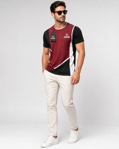 Camiseta Casual de Cuello Redondo para Hombre, Algodón Premium, Manga Corta, Elegante y Cómoda para Uso Diario en Verano y Todas las Estaciones - Product Image 2