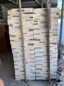 Panneaux de grand livre en marbre fendu de qualité supérieure moderne de couleur mélangée Revêtement mural en pierre naturelle imperméable de luxe Villas intérieures - Product Image 2