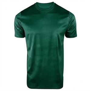 Camiseta de Verano para Hombre, Algodón Peinado, Cuello con Rayas, Manga Corta, Nueva, Informal, para Negocios, Precio Bajo, Alta Calidad, para Hacer Ejercicio - Product Image 1