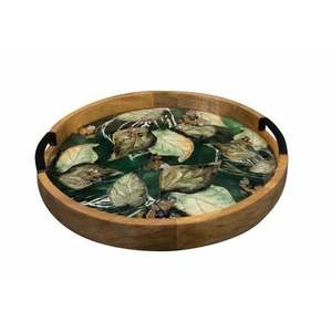 Plateau en bois émaillé avec motif imprimé pour la décoration de la maison et la vaisselle RR ENTERPRISES Modèle RR202518496 - Product Image 3