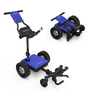 Carrito de Golf Eléctrico CaddyTek de 4 Ruedas, Batería de Iones de Litio de 24V, Marco de Aluminio, Ligero, para Uso en Campos de Golf - Product Image 1