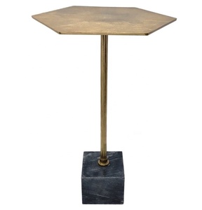 Aluminum Palm Side <b>Table</b> Ottoman Brass Spray Room Luxury <b>Table</b> Usage Office Home Room Restaurant <b>Round</b> Made in India Square Best - Product Image 2