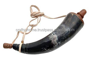 Bocina de polvo de búhos 100% Natural, claxon Natural con enchufe de madera, para regalo, artesanía, bocina pulida - Product Image 5