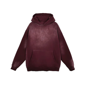 Sudadera con Capucha de Invierno Resistente al Viento, Lavado Ácido, de Alta Calidad para Hombre, Corte Regular, Forro Polar 100% Algodón, Logotipo Personalizado, Ecológica, Transpirable, con Bolsillo - Product Image 3