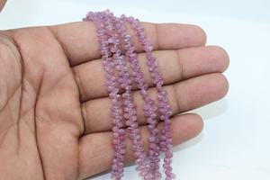 Cuentas Facetadas de Turmalina Rosa Natural al por Mayor, Forma de Lágrima, 2.5x3-3.5x5mm, Tamaño del Orificio 0.40mm, para Fabricación de Joyería - Product Image 3