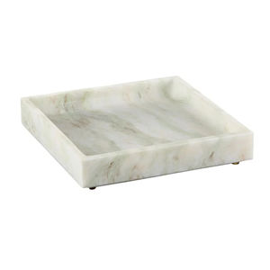 Bandeja de Servir de Mármol Natural de Lujo, Diseño Moderno para Cocina y Sala de Estar, con Acabado de Espejo, Diseño Personalizado para Decoración del Hogar - Product Image 1