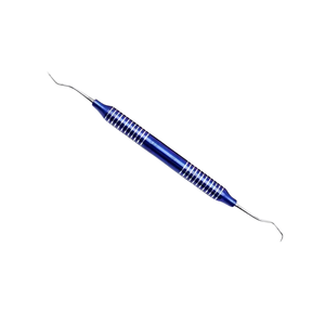 RAICES Enterprices - Instrumento Dental Profesional, Scaler Manual Modelo RE-DS-0002, Sonda Dental de Doble Extremo de Acero Inoxidable, CE - Product Image 1