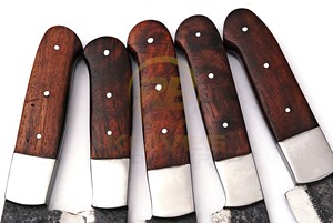 Custom Hand Forged Kitchen <b>Knife</b> <b>Set</b> – High Carbon Steel Chef <b>Knives</b> with Wooden Handle - Product Image 3