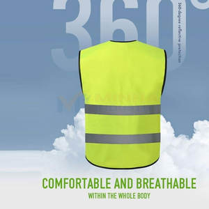 Chaleco de seguridad de alta calidad, chaleco de seguridad de alta visibilidad, chaleco de seguridad con diseño de logotipo personalizado para venta al por mayor en línea - Product Image 3