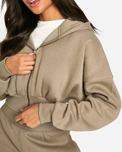 Sudaderas con Capucha Personalizadas para Mujer, Talla Grande, con Insignia, de Algodón Transpirable, Ropa Deportiva, Servicio OEM - Product Image 2