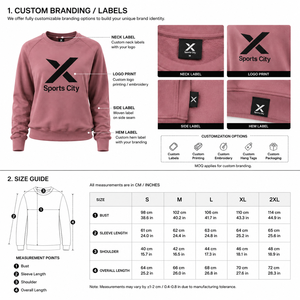 Sudadera de Mujer X Sports City, Mezcla de Felpa y Tejido Terry, Color Sólido, Transpirable, Estilo Casual, Otoño, Colores de Moda - Product Image 5