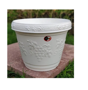 Pot à fleurs V Blossom de 12 pouces, écologique, léger, durable, pour l'intérieur et l'extérieur, jardin, maison, décoration, conteneur pour plantes, élégant - Product Image 4