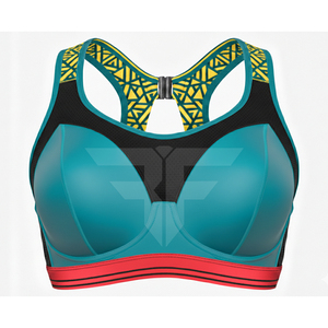 เสื้อชั้นในกีฬาสำหรับผู้หญิง สีพื้นเรียบง่าย ระบายอากาศได้ดี แห้งเร็ว รองรับปานกลาง เหมาะสำหรับออกกำลังกาย - Product Image 4