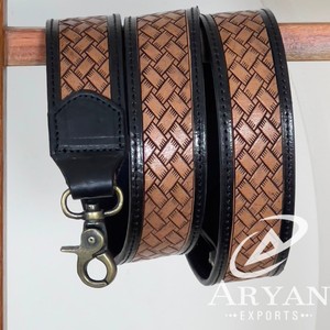 High Quality Luxury 2026 Latest Handcrafted Leather <b>Straps</b> Camera <b>Bag</b> <b>Strap</b> Personalized Genuine Leather <b>Replacement</b> Purse <b>Strap</b> - Product Image 1