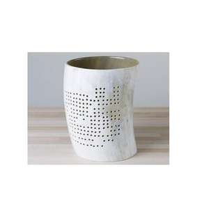 Juego de Jarrones de Flores de Cuerno de Búfalo Antiguos Hechos a Mano, Diseño Rústico, Decoración para Mesa del Hogar - Product Image 6