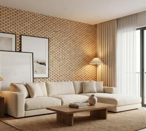 Mosaicos de Piedra Natural Premium, Duraderos, Modernos, Ecológicos, Resistentes al Agua, Personalizados para Dormitorio, Sala de Estar, Comedor y Hogar - Product Image 1