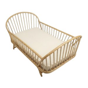 Wholesale Rattan Baby Cot Nursery Furniture <b>Set</b> Cheap Price Factory Direct Sale Hot Sale High Quality Kids Room Woven Cradle - Product Image 3