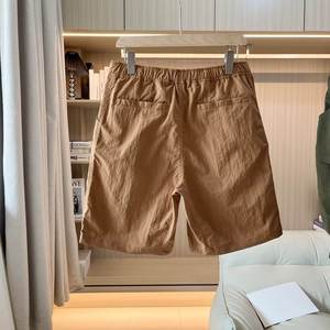 Shorts de sport en coton French Terry pour hommes de haute qualité, logo brodé personnalisé, motif imprimé respirant, tendance, pour la course à pied - Product Image 4