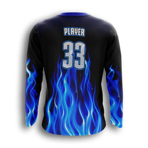 Breathable Quick Dry Men's Shooting Shirts Low MOQ Solid Color Sublimation Design High Quality 260 - Product Image 2