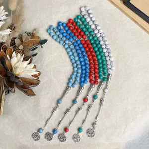 Luxurious Classic Rosary Tasbih Handmade Resin <b>Beads</b> Smooth Polished <b>Plastic</b> Elegant Style - Product Image 5