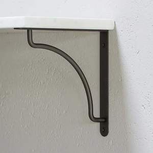 Black Iron Shelf Bracket For Contemporary Wall Decor Offering Sleek Finish And Heavy Load Bearing Support - Product Image 3