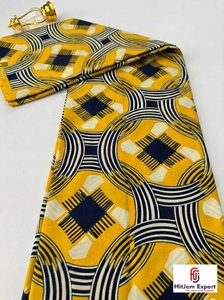 Premium African Ankara Batik Brocade Cotton <b>Fabric</b> Waterproof Anti UV <b>Medium</b> Weight Custom Textile Manufacturer OEM ODM Fashion - Product Image 5