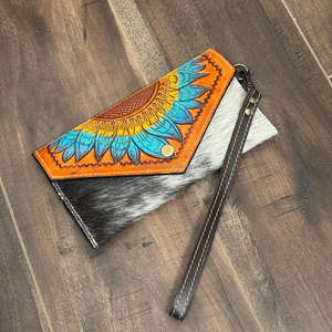 2025 fabricants à la mode concepteur en cuir repoussé à la main pochette carte porte-monnaie sac à main en cuir de vachette véritable portefeuille de luxe - Product Image 4