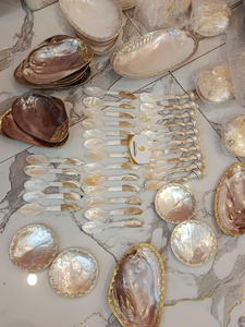 Cuillère à café/thé de luxe en nacre naturelle, résistante au lave-vaisselle, à manche court, design personnalisé, boutique - Product Image 5
