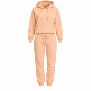 Prix de gros : Ensemble de survêtement pour femme IGNITEFIT WEAR, violet uni, avec veste zippée à col montant et pantalon long, tenue de sport - Product Image 3
