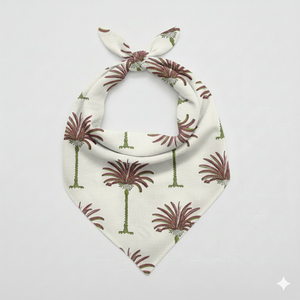 Pañuelo para el Cabello de Algodón con Diseño Floral, Suave y Transpirable, Prenda Femenina para Exportación al Por Mayor - Product Image 3