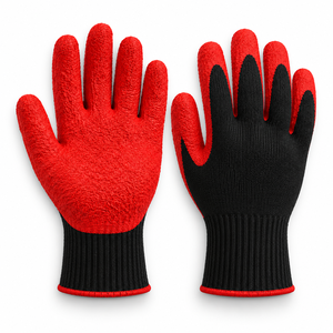Abrasion Resistant Flexible <b>Latex</b> <b>Gloves</b> 10mil Thick Offer Durable Palm Protection Comfortable Fit Strong Grip Construction - Product Image 4