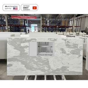 NV877 - Losa de Cuarzo Artificial Resistente al Calor y No Porosa para Ingeniería Residencial, Oficinas y Hogares - Product Image 3